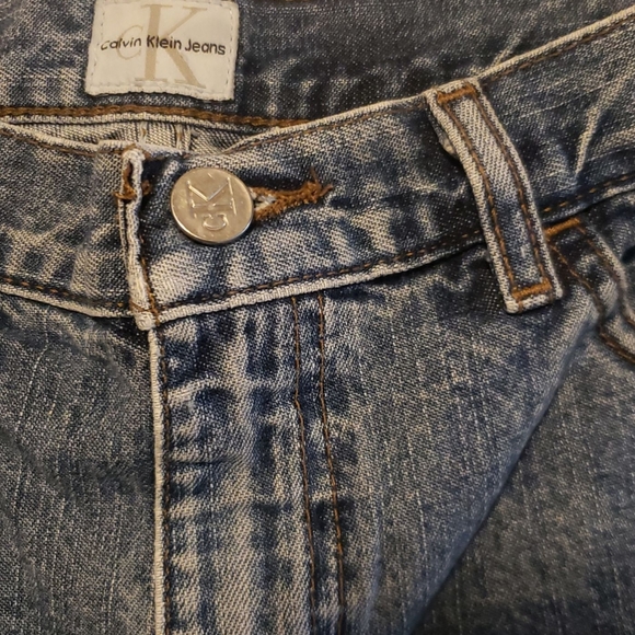 Calvin Klein CK Easy Fit Jean Shorts High waisted Mom Vintage 90s - Picture 3 of 3